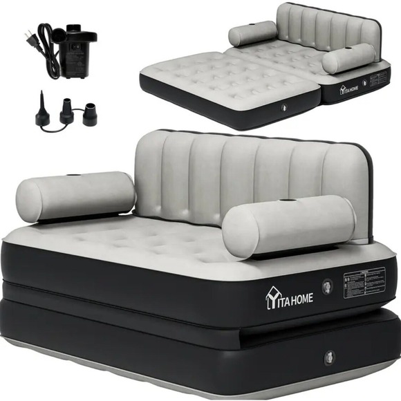 Does Not Apply Other - Queen Air Mattress with Built in Pump-Inflatable Blow Up Sofa & Bed Mattress